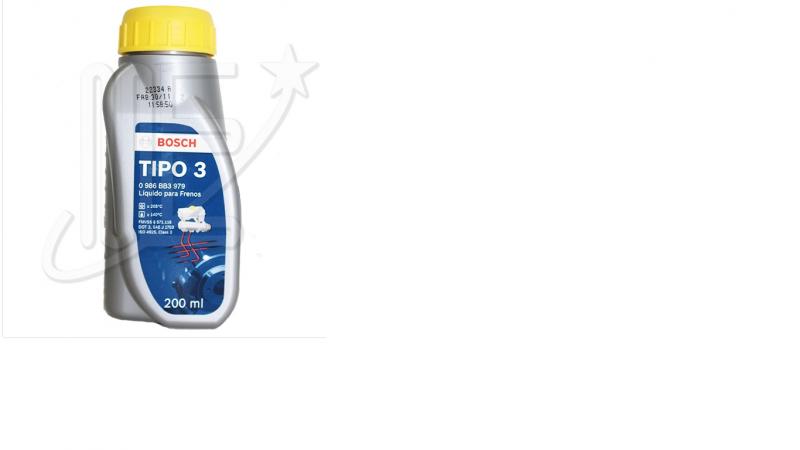 Imagen ilustrativa de LIQUIDO FRENO BOSCH DOT 3 200cc